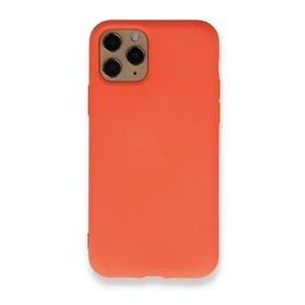 BSSM Nano İçi Kadife Silikon - Turuncu iPhone 11 Pro Kılıf