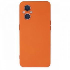 BSSM Nano İçi Kadife Silikon - Turuncu Oppo Reno 7 Lite Kılıf