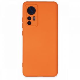 BSSM Nano İçi Kadife Silikon - Turuncu Xiaomi Mi 12 Kılıf