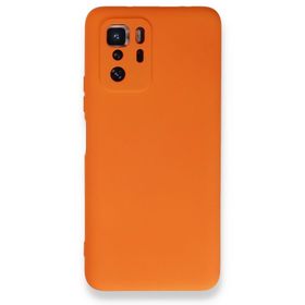 BSSM Nano içi Kadife Silikon - Turuncu Xiaomi Poco X3 GT Kılıf