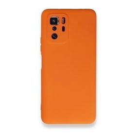 BSSM Nano içi Kadife Silikon - Turuncu Xiaomi Poco X3 GT Kılıf