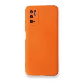BSSM Nano İçi Kadife Silikon - Turuncu Xiaomi Redmi Note 10 5G Kılıf