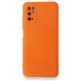 BSSM Nano İçi Kadife Silikon - Turuncu Xiaomi Redmi Note 10 5G Kılıf