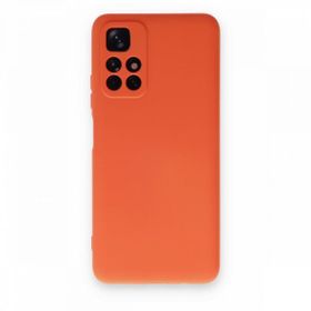 BSSM Nano İçi Kadife Silikon - Turuncu Xiaomi Redmi Note 11T Kılıf