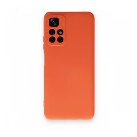BSSM Nano İçi Kadife Silikon - Turuncu Xiaomi Redmi Note 11T Kılıf