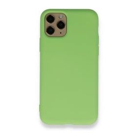 BSSM Nano İçi Kadife Silikon - Yeşil iPhone 11 Pro Kılıf