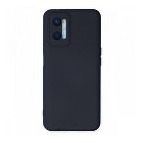 BSSM Oppo A96 Nano İçi Kadife Silikon Lacivert Kılıf