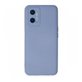BSSM Oppo A96 Nano İçi Kadife Silikon Lila Kılıf