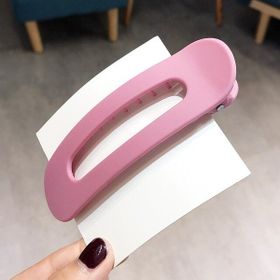 BSSM Pembe Renk Büyük Boy Klipsli Bayan Saç Tokası