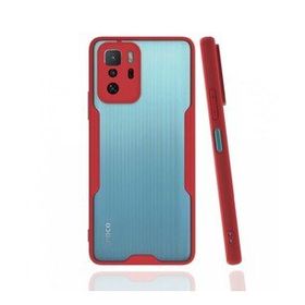 BSSM Platin Silikon - Kırmızı Xiaomi Poco X3 GT Kılıf