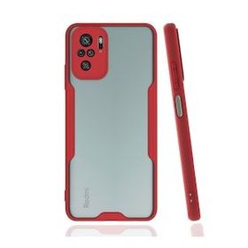 BSSM Platin Silikon - Kırmızı Xiaomi Redmi Note 10 Kılıf