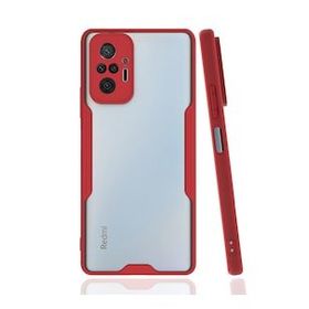 BSSM Platin Silikon - Kırmızı Xiaomi Redmi Note 10 Pro Kılıf