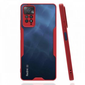 BSSM Platin Silikon - Kırmızı Xiaomi Redmi Note 11 Pro Kılıf