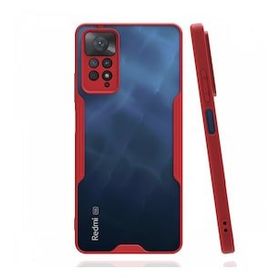 BSSM Platin Silikon - Kırmızı Xiaomi Redmi Note 11 Pro Kılıf
