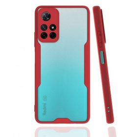BSSM Platin Silikon - Kırmızı Xiaomi Redmi Note 11T Kılıf
