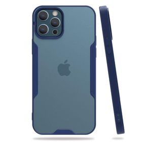 BSSM Platin Silikon - Lacivert iPhone 12 Pro Max Kılıf