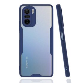 BSSM Platin Silikon - Lacivert Xiaomi Poco F3 Kılıf