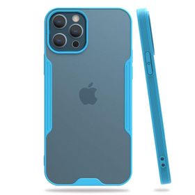 BSSM Platin Silikon - Mavi iPhone 12 Pro Max Kılıf