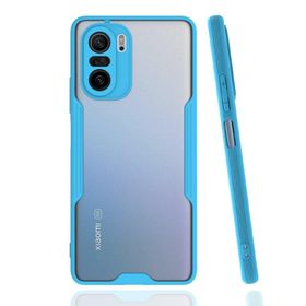 BSSM Platin Silikon - Mavi Xiaomi Poco F3 Kılıf