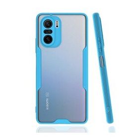 BSSM Platin Silikon - Mavi Xiaomi Poco F3 Kılıf