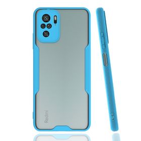 BSSM Platin Silikon - Mavi Xiaomi Redmi Note 10 Kılıf
