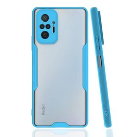 BSSM Platin Silikon - Mavi Xiaomi Redmi Note 10 Pro Kılıf