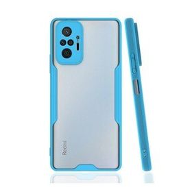 BSSM Platin Silikon - Mavi Xiaomi Redmi Note 10 Pro Kılıf