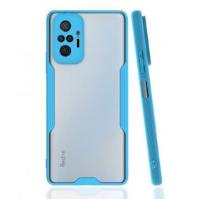 BSSM Platin Silikon - Mavi Xiaomi Redmi Note 10 Pro Kılıf