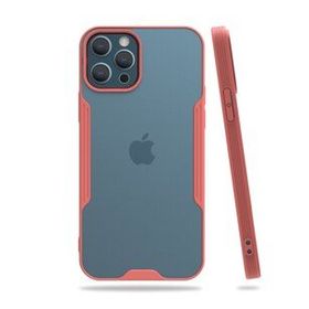 BSSM Platin Silikon - Pembe iPhone 12 Pro Max Kılıf