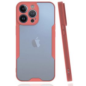 BSSM Platin Silikon - Pembe iPhone 14 Pro Max Kılıf