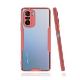 BSSM Platin Silikon - Pembe Xiaomi Poco F3 Kılıf
