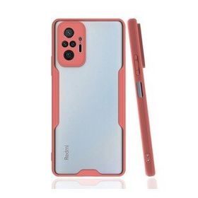 BSSM Platin Silikon - Pembe Xiaomi Redmi Note 10 Pro Kılıf