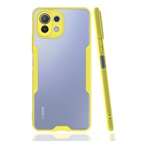 BSSM Platin Silikon - Sarı Xiaomi Mİ 11 Lite Kılıf