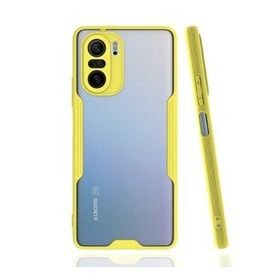 BSSM Platin Silikon - Sarı Xiaomi Poco F3 Kılıf