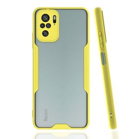 BSSM Platin Silikon - Sarı Xiaomi Redmi Note 10 Kılıf