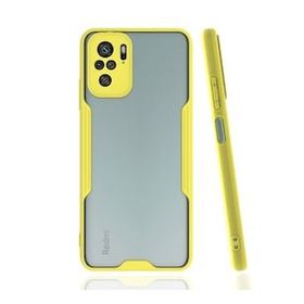 BSSM Platin Silikon - Sarı Xiaomi Redmi Note 10 Kılıf