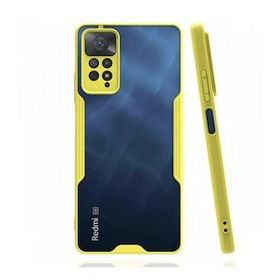 BSSM Platin Silikon - Sarı Xiaomi Redmi Note 11 Pro Kılıf
