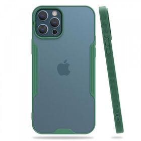 BSSM Platin Silikon - Yeşil iPhone 12 Pro Max Kılıf