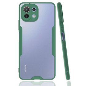 BSSM Platin Silikon - Yeşil Xiaomi Mİ 11 Lite Kılıf