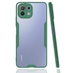 BSSM Platin Silikon - Yeşil Xiaomi Mİ 11 Lite Kılıf