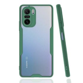 BSSM Platin Silikon - Yeşil Xiaomi Poco F3 Kılıf