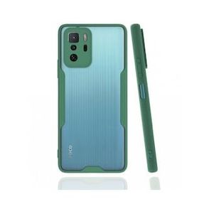BSSM Platin Silikon - Yeşil Xiaomi Poco X3 GT Kılıf