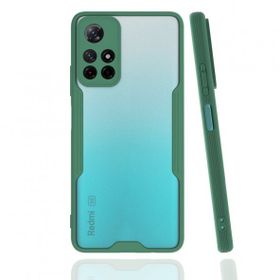 BSSM Platin Silikon - Yeşil Xiaomi Redmi Note 11T Kılıf