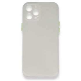 BSSM PP Ultra İnce Kapak - Beyaz iPhone 12 Pro Kılıf