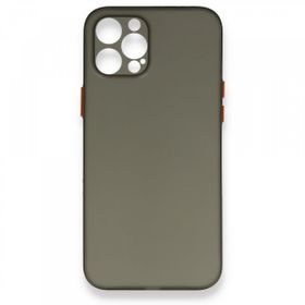BSSM PP Ultra İnce Kapak - Gri iPhone 12 Pro Max Kılıf