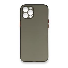 BSSM PP Ultra İnce Kapak - Gri iPhone 12 Pro Max Kılıf