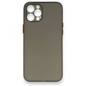 BSSM PP Ultra İnce Kapak - Gri iPhone 12 Pro Max Kılıf