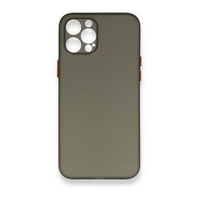BSSM PP Ultra İnce Kapak - Gri iPhone 12 Pro Max Kılıf
