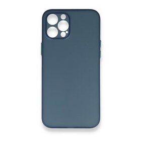 BSSM PP Ultra İnce Kapak - Mavi iPhone 12 Pro Max Kılıf