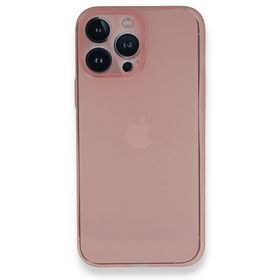 BSSM PP Ultra İnce Kapak - Pembe iPhone 13 Pro Max Kılıf